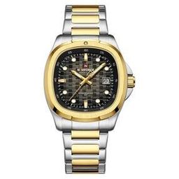 Men NF9240-S/B/G Analogue Wrist Watch with Push-Button Clasp-image-20