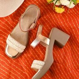 Women Open-Toe Chunky Heeled Sandals-image-17