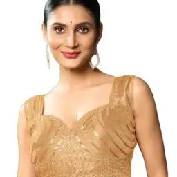 Women Embroidered Back Open Blouse-image-63