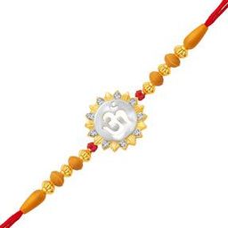 Stone-Studded Beaded Tie-Up Rakhi-14