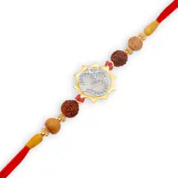 Stone-Studded Beaded Tie-Up Rakhi-image-80