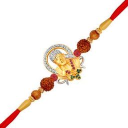Rudraksha-Beaded Tie-Up Rakhi-image-35