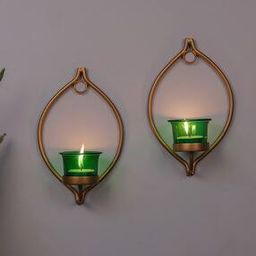 Set of 2 Decorative Candle Holders-image-33