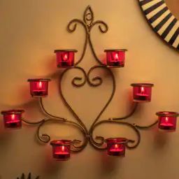 8-Votive Chic Wall Sconce Candle Holder-28