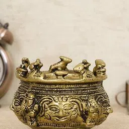 Brass Auspicious Nandi Kalash for Religious Offerings-image-42