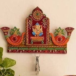 Lord Ganesha with Shehnai Key Holder-image-26