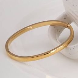Women Gold Bangle Bracelet-image-1