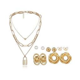 Necklace & Earrings Set-45