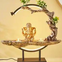 Corsica Polyresin LED Ganesha Figurine with -44