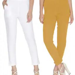 Pack of 2 Leggings with Elasticated Waist-image-92