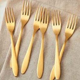 Set of 6 Stainless Steel Baby Forks-image-43