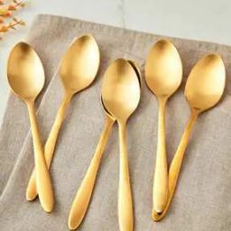 Set of 6 Stainless Steel Dinner Spoons-46