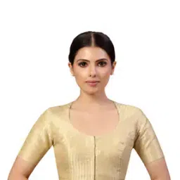 Round-Neck Front Open Blouse-image-67