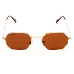 Men UV-Protected Hexagonal Sunglasses-RD-207-C2-image-93