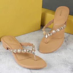 Women V-strap Sandals with Synthetic Upper-image-99