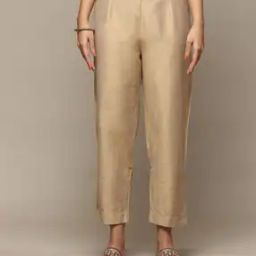 Women Slim Fit Pants with Elasticated Waist-image-23