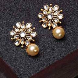 11608er Stone-Studded Drop Earrings-13