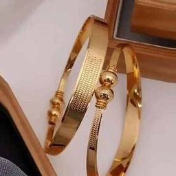 Women Gold Plated Classic Bangle-image-57