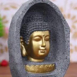 Peaceful Lord Buddha Golden Statue-49