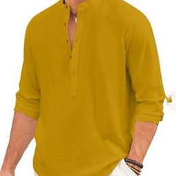 Men Short Kurta with Mandarin Collar-image-23