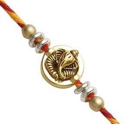Divine Handcrafted Ganesh Ji Tie-Up Rakhi-image-43