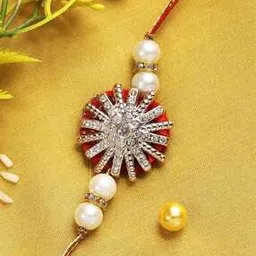 Diamond-Studded Beaded Rakhi-image-6