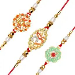 Set of 3 Stone Studded Rakhi-image-22