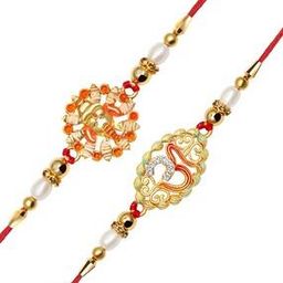 Set of 2 Stone Studded Rakhi-4