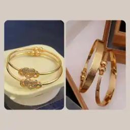Women Set of 4 Gold-Plated Stone-Studded Bangles-image-43