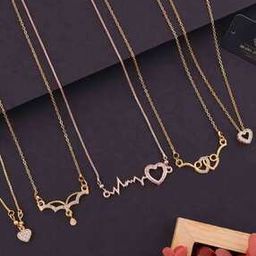 Women Chain Necklace Set Of 5-image-14