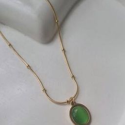 Women Ethentic Stone Necklace-50