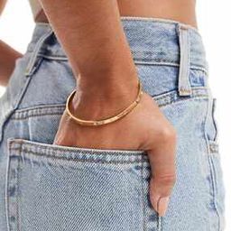 Women Gold-Plated Cuff Bracelet with Crystal Detail-image-22