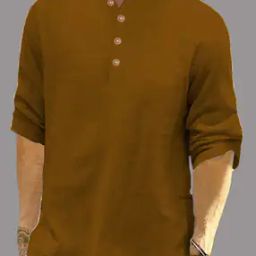 Men Slim Fit Short Kurta-image-90