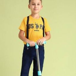 Boys Brand Print Regular Fit Cotton Round-Neck T-Shirt-image-39