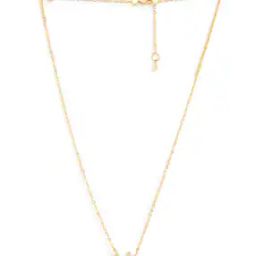 Women Gold-Plated Crystal-Studded Necklace-41