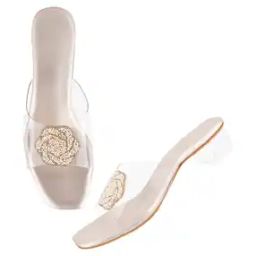 Women Embellished Chunky Heeled Sandals-image-10