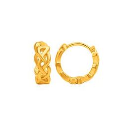 Men Gold-Plated Hoop Earrings-35