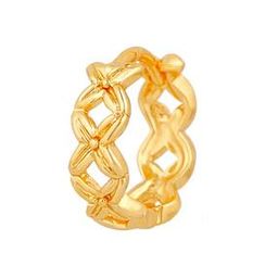 Men Gold-Plated Hoop Earring-36