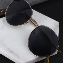 Unisex Polarized and UV Protected Round Sunglasses -VC S13137-19