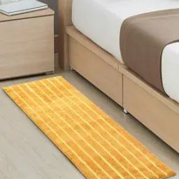 Saral Home Champs Bedside Runner 40x110 cm (Gold)-13