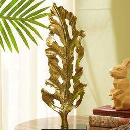 Gold Metal Leaf on Marble Base-image-6