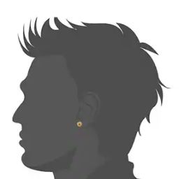 Men Gold-Plated Stud Earrings-25