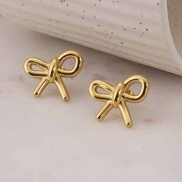 Women Gold-Plated Stud Earrings-image-13