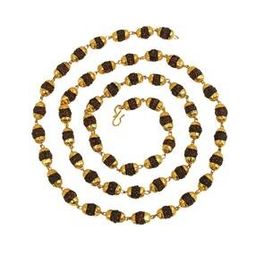 Gold-Plated Rudraksha Chain-image-45