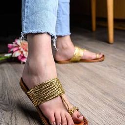 Braided Toe-Ring Flat Sandals-image-74
