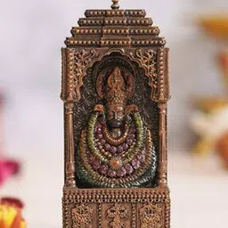 Handcrafted Lord Khatu Shyam Baba ji Idol with Temple-image-10