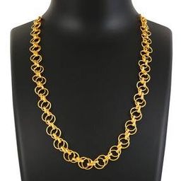 Gold-Plated Link Design Chain-image-1