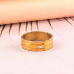 Men Gold-Plated Band Ring-32
