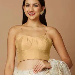 Women Silk Back-Open Blouse-image-42