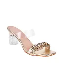 Women Embellished Slip-On Heeled Sandals-image-48